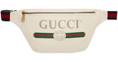 gucci fanny pack white|Gucci fanny pack price.